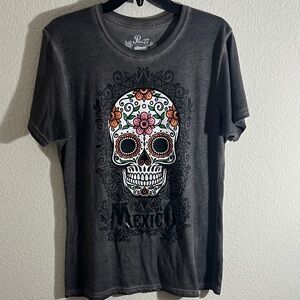 Pier 27 Ltd Edition Cancún-Riviera Maya Mexico T-Shirt Sugar Skull